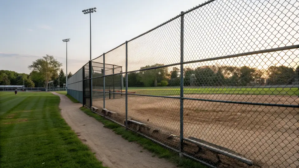 Example of a wood fences installation